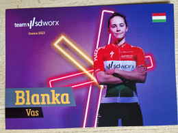 Card Blanka Vas - Team SDWorx - SD Worx - 2023 - National Champion - Women - Cycling - Cyclisme - Ciclismo - Cyclisme
