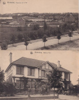 2 Cards Winterslag Nels Panorama , Hotel Du Parc  Written 1924 Used Genk - Otros & Sin Clasificación
