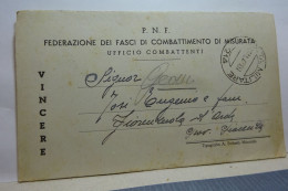 II° GUERRA  --  FRANCHIGIA  MILITARE  --  P.N.F. - FASCIO DI COMBATTIMENTO DI MISURATA - Guerra 1939-45