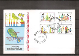 Saint-Christophe - Noel ( FDC De 1984 à Voir) - St.Kitts Und Nevis ( 1983-...)