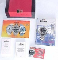 Vintage ! Tissot Swiss Watch Box Complete Set With Manuals Catalogs Brochures (No Watch) - Orologi Antichi