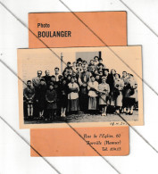 Photo Carte Studio BOULANGER  - NAMUR, Forville, Jauche,...?? Certainement Un Souvenir De Confirmation En 1946  (B377) - Otros & Sin Clasificación