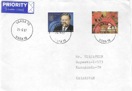 Postzegels > Europa > Finland> Brief Met No 1407 En 1408 (17686) - Cartas & Documentos