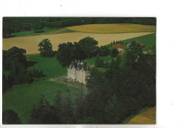 Dompierre-sur-Yon (85) : Vue Aérienne Générale Au Niveau Du Château De Rortheau En 1980 GF. - Dompierre Sur Yon