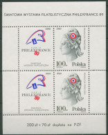POLAND 1989 Block 108 ** - Unused Stamps