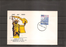 Malaysia - Droits De L'homme ( FDC De 1958 à Voir) - Malayan Postal Union