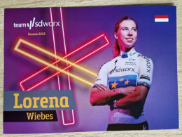 Card Lorena Wiebes - Team SDWorx - SD Worx - 2023 - European Champion - Women - Cycling - Cyclisme - Ciclismo - Cyclisme