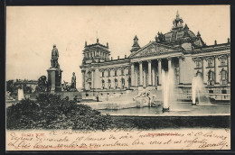 AK Berlin-Tiergarten, Am Reichstag  - Tiergarten