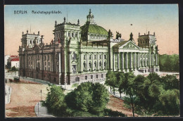 AK Berlin-Tiergarten, Reichstagsgebäude Mit Umgebung  - Tiergarten