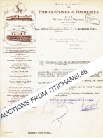 Lettre Illustrée 1941- HAINE-SAINT-PIERRE - FORGES-USINES & FONDERIES - Locomotives, Tenders, Wagons, - Andere & Zonder Classificatie