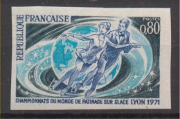 Patinage Sur Glace YT 1665 De 1971 Sans Trace De Charnière Cote 65 € - Unclassified