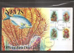 Vie Marine ( FDC De Nevis De 1986 à Voir) - Meereswelt