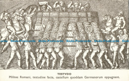 R047416 Testvdo. Milites Romani Testudine Facta. Castellum Quoddam Germanorum Op - Monde