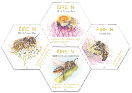 IRELAND 2024 FAUNA Animals. Insects BEES - Fine Set MNH - Ongebruikt