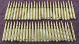 50 Cartouches De 30-06 WW2 Neutra . - Decorative Weapons