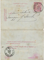 Carte-lettre N° 46 écrite De Roux Vers Jemeooe S/Sambre - Cartas-Letras