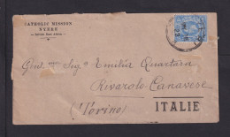 1922 - 15 C. Auf Brief Ab NYERE Nach Italien - Protectoraten Van Oost-Afrika En Van Oeganda