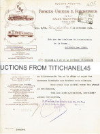 Lettre Illustrée 1941- HAINE-SAINT-PIERRE - FORGES-USINES & FONDERIES - Locomotives, Tenders, Wagons, - Andere & Zonder Classificatie
