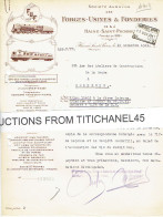 Lettre Illustrée 1941- HAINE-SAINT-PIERRE - FORGES-USINES & FONDERIES - Locomotives, Tenders, Wagons, - Autres & Non Classés