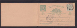 1898 - 10 R. Doppel-Ganzsache (P 30) Mit Zufrankatur Ab Lisboa Nach Berlin - Covers & Documents
