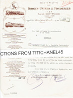 Lettre Illustrée 1942 - HAINE-SAINT-PIERRE - FORGES-USINES & FONDERIES - Locomotives, Tenders, Wagons, - Other & Unclassified