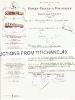 Lettre Illustrée 1942 - HAINE-SAINT-PIERRE - FORGES-USINES & FONDERIES - Locomotives, Tenders, Wagons, - Other & Unclassified