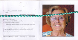 Edith Ver Eecke-Cordy, 1932, Oostende 2010. Foto - Obituary Notices