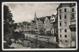 AK Tübingen, Uferpromenade Mit Häuserzeile  - Tübingen
