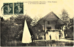 2511 Savoie  AIGUEBELETTE   : ST ALBAN De MONTBEL :  VILLA VADON Rare Maison Nommée CIRCULEE EN 1910 - Grimal 1223 - Other & Unclassified