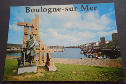 Boulogne-sur-Mer - Le Port Et Le Monument Frédéric Sauvage - Editions MAGE, Drancy - Boulogne Sur Mer