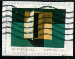 VEREINIGTE STAATEN ETATS UNIS USA 2021 ARTIST EMILIO SANCHEZ:VENTANITA ENTREABIERTA F USED PAPE SN 5597 MI 5830 YT 5439 - Used Stamps