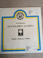 Original-Einleger Schaubek-Alben DDR 1987 - 12 Blatt - Pre-Impresas