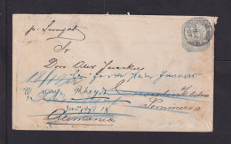 1887 - 12 C. Ganzsache Ab Surcusal Nach Deutschland - Dort Nachgesandt - Storia Postale