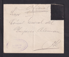 1894 - überdrucke Ganzsache Als Dienstbrief Gebraucht  - Brieven En Documenten