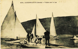 2512 - Savoie -  AIGUEBELETTE   :VOILIERS  SUR  LE  LAC      - Grimal N° 650  -  CIRCULEE En 1923 - Other & Unclassified