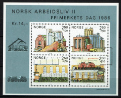 Norway 1986 - Yv. Bloc 6 -  Mi. Block 6 - MNH - Die Papierindustrie - Hojas Bloque