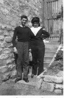 Photographie Photo Vintage Snapshot Homme Men Femme Women Marin Sailor ARCUEIL - Personnes Anonymes