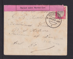1902 - Brief Mit Zansur Ab POTCHEESTROOM An POW  In Sankt Helena - Isla Sta Helena