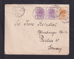 1899 - 1/2 P. Und 2x 1 P. Auf Brief Ab SENEKAL Nach Berlin - Estado Libre De Orange (1868-1909)