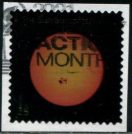 VEREINIGTE STAATEN ETATS UNIS USA 2021 SUN SCIENCE: SUNSPOTS F USED ON PAPER SN 5604 MI 5837 YT 5446 - Used Stamps