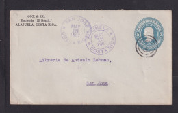 1907 - 5 C. Ganzsache Ab ALAJUELA Nach San Jose - Costa Rica
