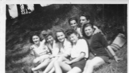 Photographie Photo Vintage Snapshot Groupe Jeune Group Teenager - Anonymous Persons