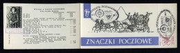 POLAND / POLEN, Lokal Warszawa 1963, Booklet Blank Other Stamps+special Cancellations - Cuadernillos
