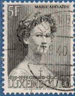 Luxemburg 1939 5 Fr Marie-Adelheid From Independance Issue, 1 Value Cancelled - 1926-39 Charlotte Di Profilo Destro