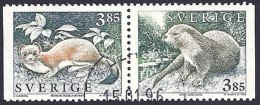 Schweden, 1996, Michel-Nr. 1927+1928 D/D, Gestempelt - Usados