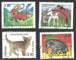Schweden, 1992, Michel-Nr. 1717-1720, Gestempelt - Used Stamps