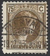 Luxemburg, 1927, Mi.-Nr. 189, Gestempelt, - 1926-39 Charlotte De Perfíl Derecho