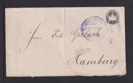 1895 - 10 C: Ganzsache Ab Managua Nach Hamburg - Nicaragua