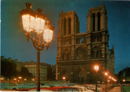 PARIS - Notre-Dame De Paris Et Son Paris La Nuit - Notre Dame De Paris