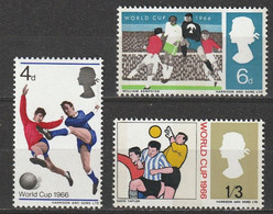 United Kingdom Mi 422x-24x World Cup Football 1966 MNH Postfris Voetbal - Unused Stamps